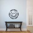 Wall decals with quotes - Wall decal  Souriez,vous êtes chez moi - ambiance-sticker.com