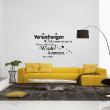 Wall decals with quotes - Wall decal  Versuchungen - Oscar Wilde - decoration - ambiance-sticker.com