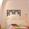 Headboard wall decals - Wall decal Squares - ambiance-sticker.com