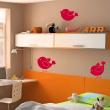 Wall decals for kids - Three little birds wall decal - ambiance-sticker.com