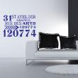 Wall decal 31st Atelier Graphic - decoration - ambiance-sticker.com
