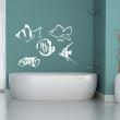 Animals wall decals - 5 fish Wall decal - ambiance-sticker.com