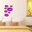Bedroom wall decals - Wall sticker 7 kisses - ambiance-sticker.com