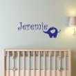 Wall decals Names - Elephant wall decal - ambiance-sticker.com