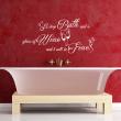 Bathroom wall decals - Wall decal A deep bath and a glass of wine - ambiance-sticker.com