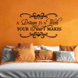 Love  wall decals - Wall decal A dream is a wish your heart makes - ambiance-sticker.com