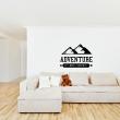 Wall decals design - Wall decal Adventure mountain expedition - ambiance-sticker.com