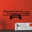 Wall decals with quotes - Wall decal Agunas personas tienen mas  ... (Valorarlo) decoration - ambiance-sticker.com