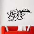 Flowers wall decals - Wall decal Love of swans on the lake - ambiance-sticker.com