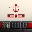 Wall decals design - Wall decal Anchors, ocean, lover - ambiance-sticker.com