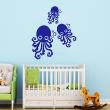 Wall decals for kids - Marine animals 3 octopus Wall sticker - ambiance-sticker.com