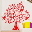 Wall sticker Tree and leaves design - ambiance-sticker.com