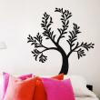 Flowers wall decals - Wall decal Tree and small leaves - ambiance-sticker.com