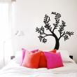 Flowers wall decals - Wall decal Tree and small leaves - ambiance-sticker.com