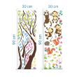 Wall decals for kids - Wall decal Tree with funny monkeys and squirrel - ambiance-sticker.com