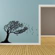 Wall decal Wind-blown tree - ambiance-sticker.com