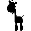 Wall decals Chalckboards - Wall decal Giraffe cartoon - ambiance-sticker.com