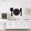 Wall decals Chalckboards - Wall decal Design cutlery - ambiance-sticker.com