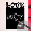 Wall decals Chalckboards & Whiteboards - Wall decal Love - ambiance-sticker.com