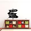 Wall decals Chalckboards - Wall decal Signposts - ambiance-sticker.com