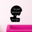 Wall decals Chalckboards - Wall decal Silhouette woman - ambiance-sticker.com
