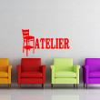 Wall decals design - Wall decal Atelier - ambiance-sticker.com