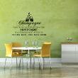 Wall decals with quotes - Wall decal Aucune histoire n'a commencé autour d'un bol - ambiance-sticker.com