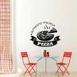Wall decals for the kitchen - Wall decal Authentic Italian Pizza - ambiance-sticker.com
