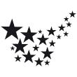 Car wall decals - Car launched shooting stars wall decal - ambiance-sticker.com