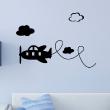 Wall decals for kids - Plane in the air Wall decal - ambiance-sticker.com