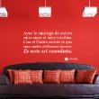 Wall decals with quotes - Wall decal Ayez le courage - Stève Jobs - ambiance-sticker.com