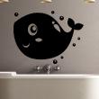 Animals wall decals - Wall sticker adorable whale - ambiance-sticker.com