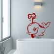 Animals wall decals - Wall decal whale cheerful - ambiance-sticker.com