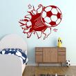 Sports and football  wall decals - Wall decal Soccer ball in the air - ambiance-sticker.com
