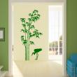 Wall decal Bamboo and stork - ambiance-sticker.com