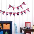 Animals wall decals - Wall decal Banner Union Jack Wall decal - ambiance-sticker.com