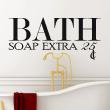Bathroom wall decals - Wall decal Bath soap extra - ambiance-sticker.com
