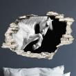 Animals wall decals - Beautiful white horse Wall decal - ambiance-sticker.com
