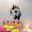 Wall decals for kids - Hippocampus caricature wall decal - ambiance-sticker.com