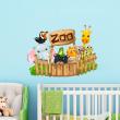 Wall decals kids - Welcome to the zoo Wall sticker - ambiance-sticker.com