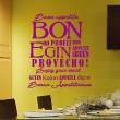Wall decals for the kitchen - Wall decal Buon appetito - ambiance-sticker.com