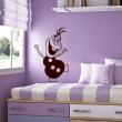 Wall decals for kids - Dancing snowman wall decal - ambiance-sticker.com