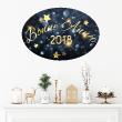 Christmas wall decals - Wall sticker bonne année 2018 - ambiance-sticker.com