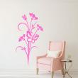 Flowers wall decals - Wall decal Bouquet of flowers and butterfly - ambiance-sticker.com