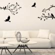 Animals wall decals - Tree branch and birds Wall decal - ambiance-sticker.com