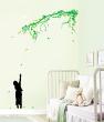 Figures wall decals - Wall decal Tree branch and birds - ambiance-sticker.com