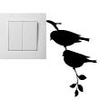 Wall decals Plugs & Swtich Buttons - Wall decal branch and bird 2 - ambiance-sticker.com