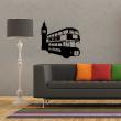 City wall decals - Wall decal London bus - ambiance-sticker.com