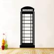 London wall decals - Wall decal London phone booth - ambiance-sticker.com