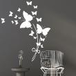 Gift butterflies clouds Wall sticker - ambiance-sticker.com